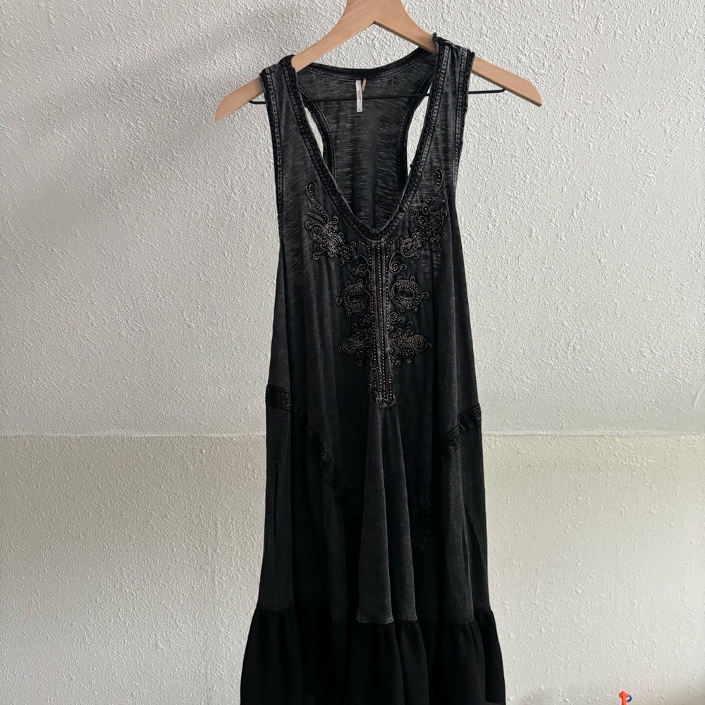 Free People Black Swing Dress